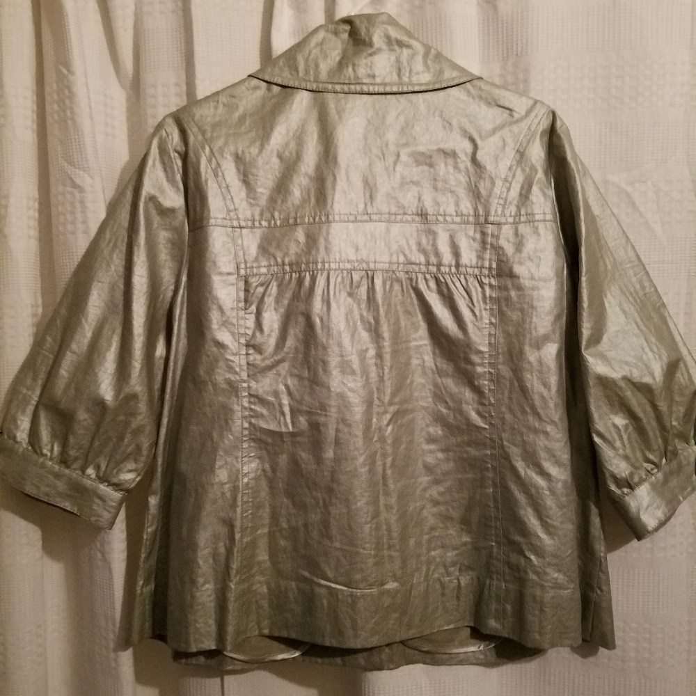 Metallic Gray Jacket - Picture 5 of 6